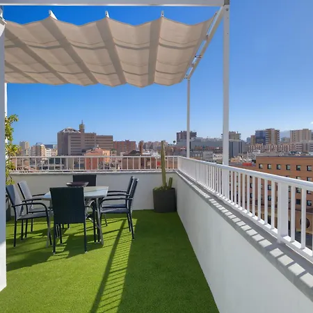 Penthouse Tribuna Center By Seric,15' Walking To The Malaga