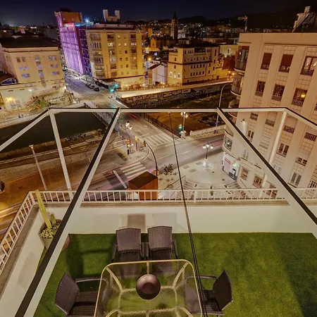 Apartment Penthouse Tribuna Center By Seric,15' Walking To The Malaga